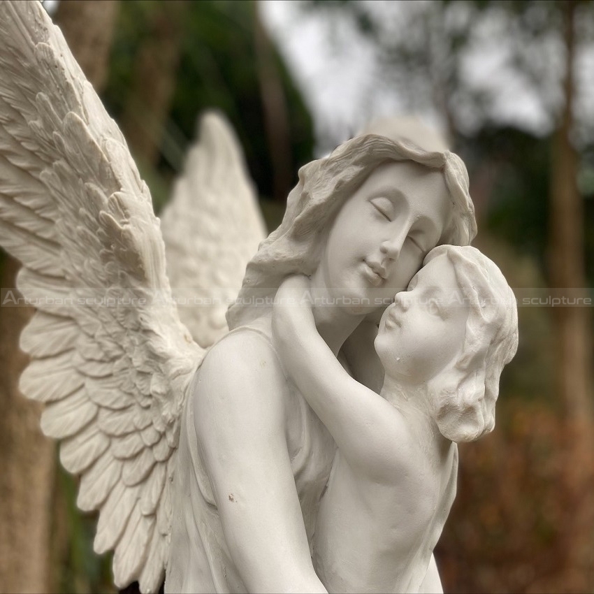 mother angel statue