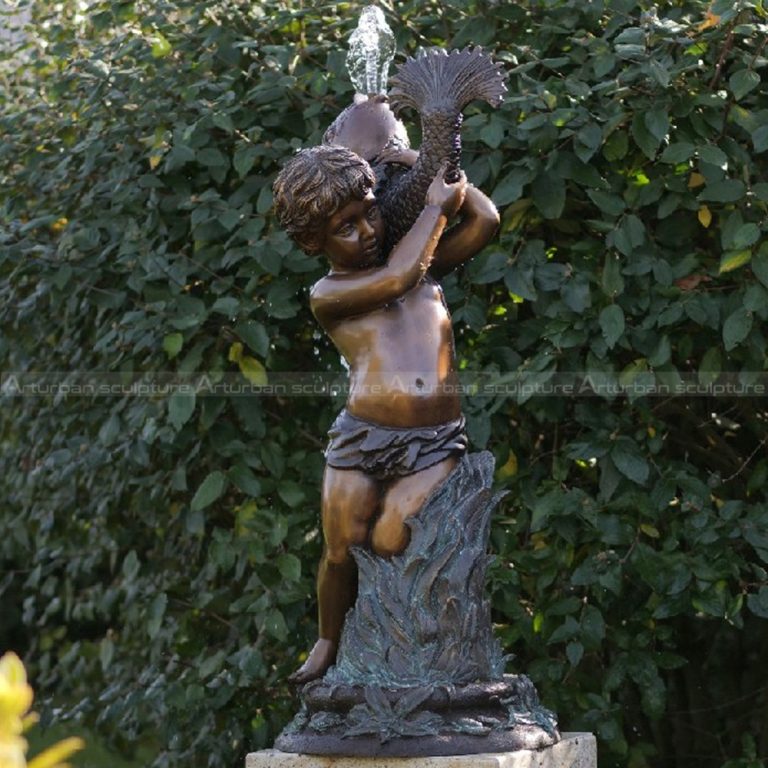 نافورة الصبي وسمك الكوي