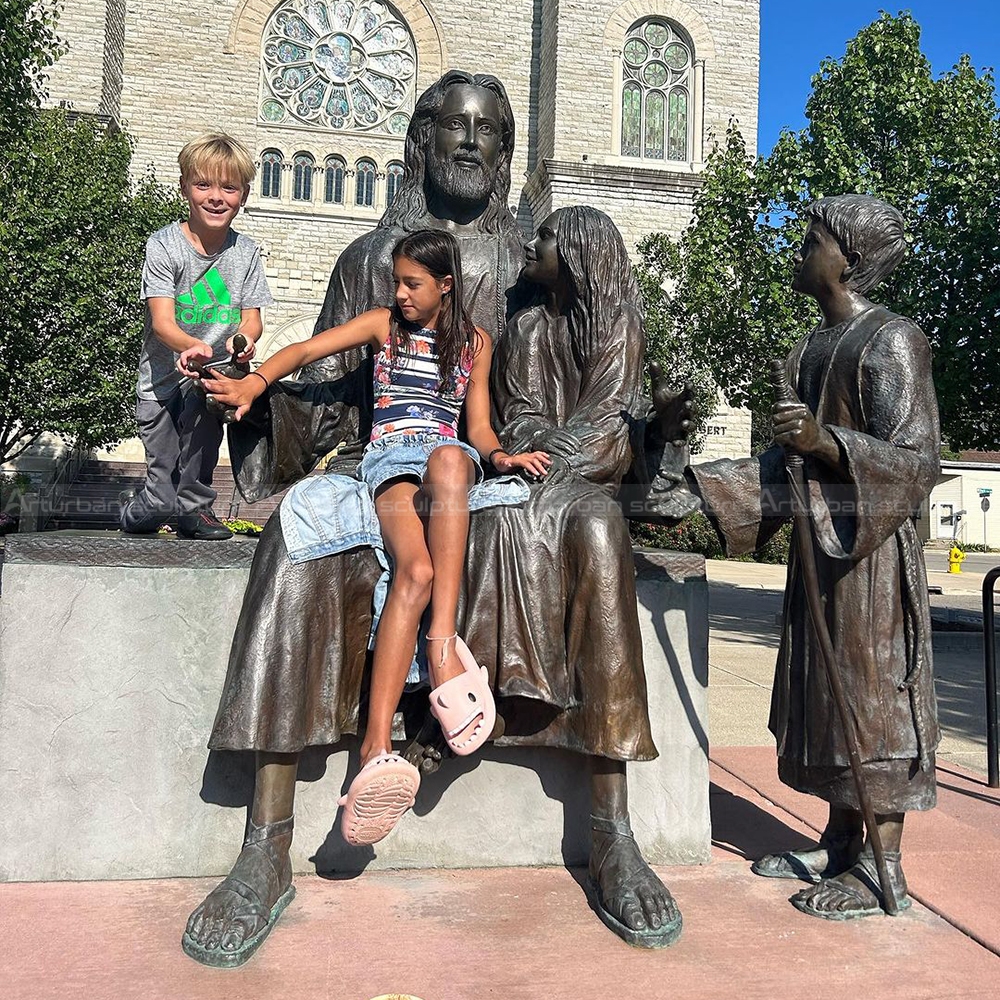 sitting jesus statue