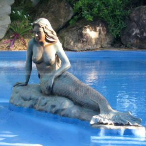 mermaid statues for pool