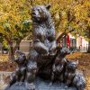 large outdoor bear statues