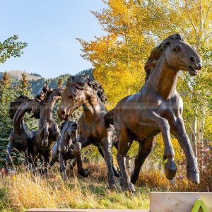 galloping horse figurine