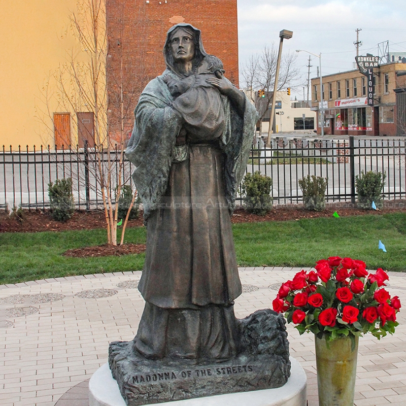 madonna of the streets statue