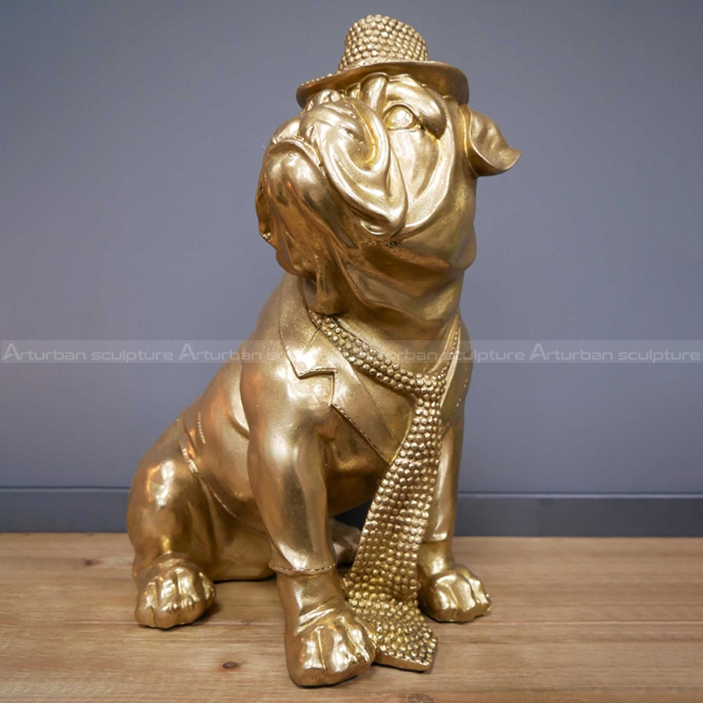 english bulldog sculpture