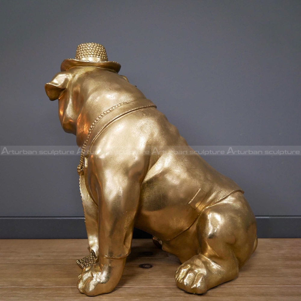 english bulldog sculpture