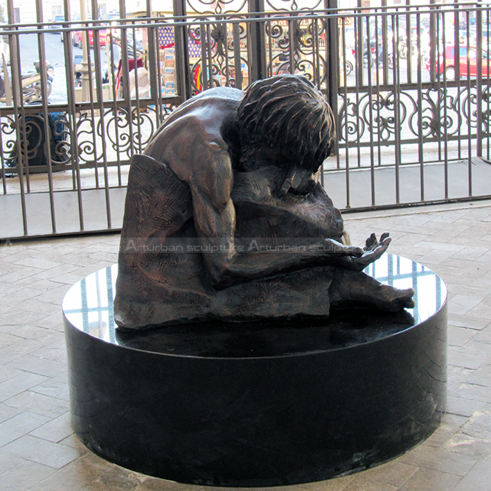 homeless christ sculpture