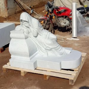weeping virgin mary statue