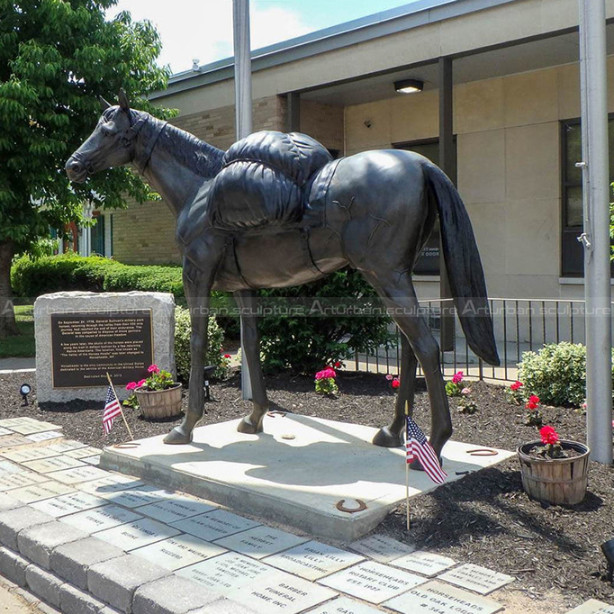 war horse figurine