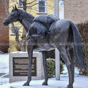 war horse figurine