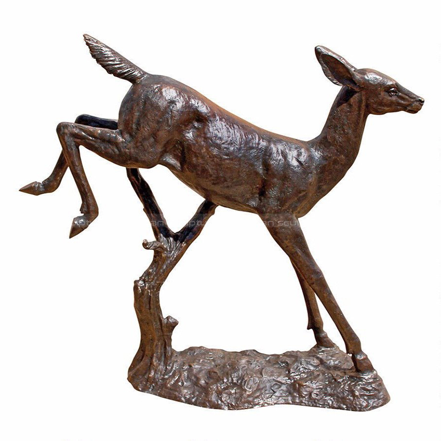 outdoor deer statues