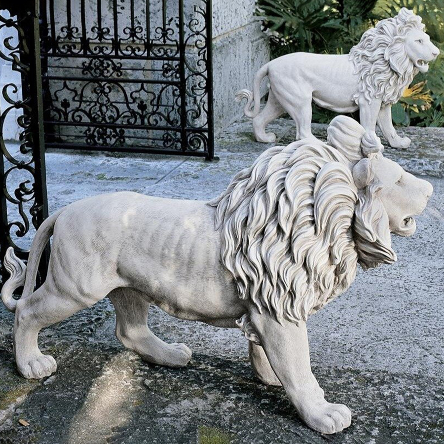 guardian lion statue