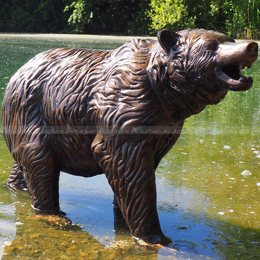 bear cub sculpture