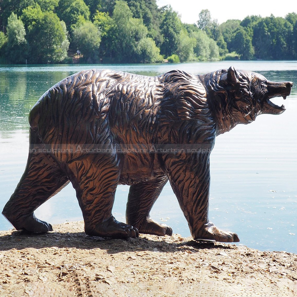 bear cub sculpture
