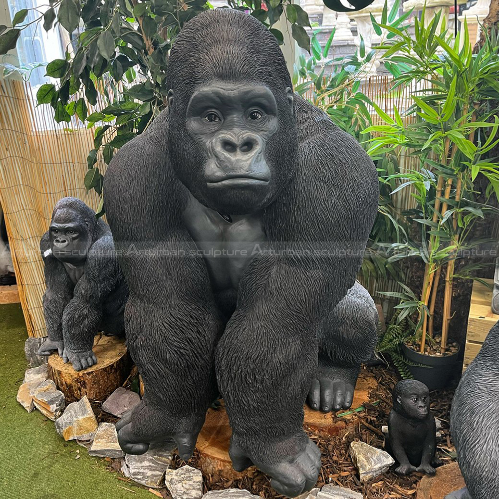 Life Size Gorilla Garden Ornament