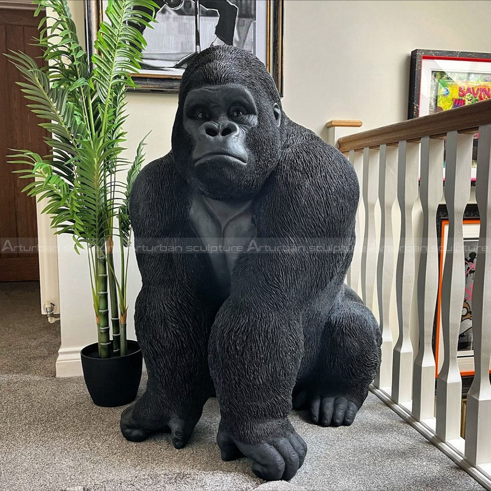 Life Size Gorilla Garden Ornament