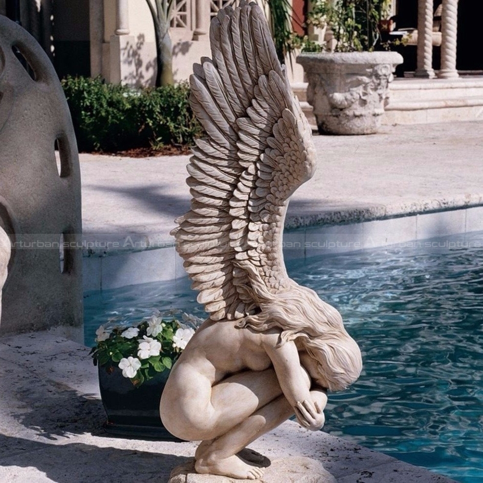 redemption angel statue
