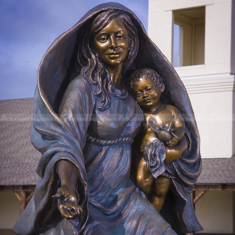 mary and child statue