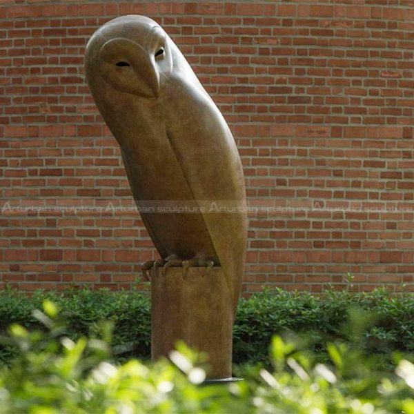 abstract owl sculpture