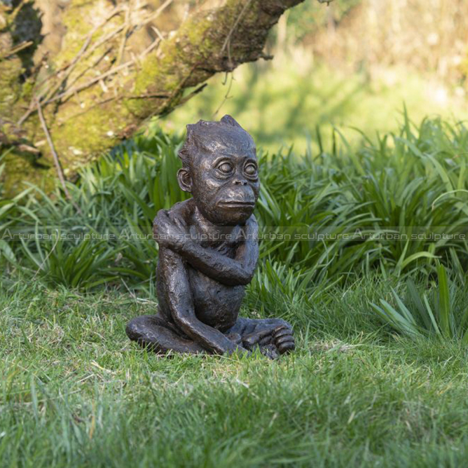 small gorilla statue