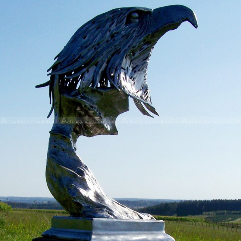 eagle head statue