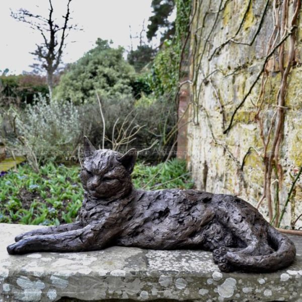 large outdoor cat statues