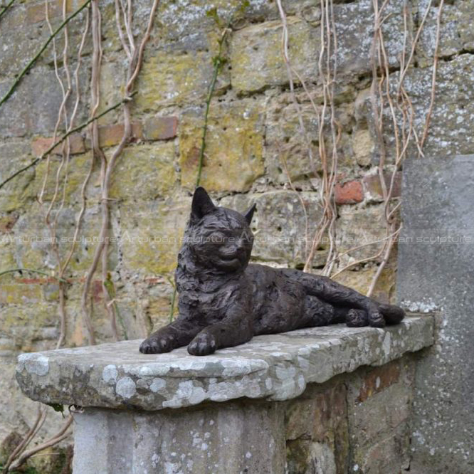 large outdoor cat statues