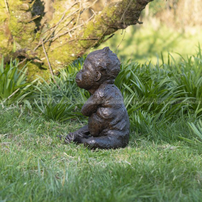 small gorilla statue