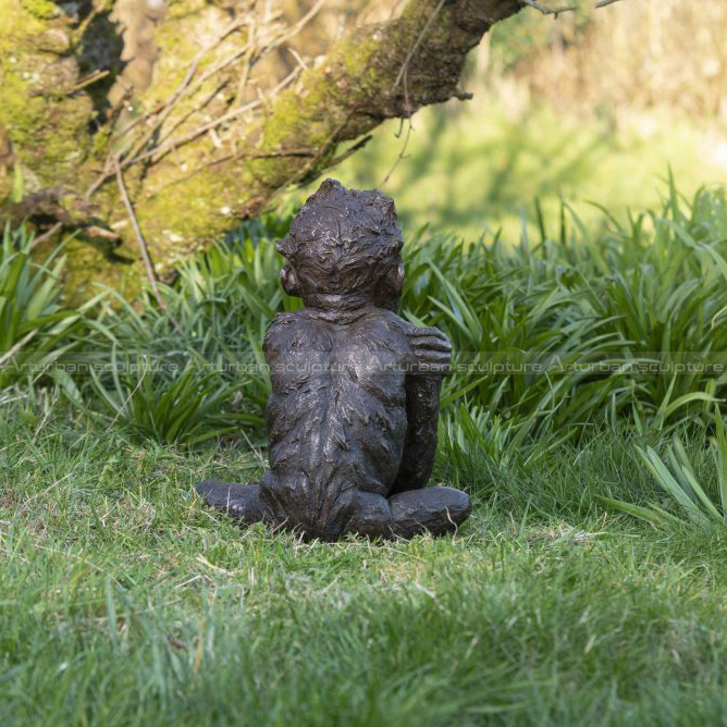 small gorilla statue