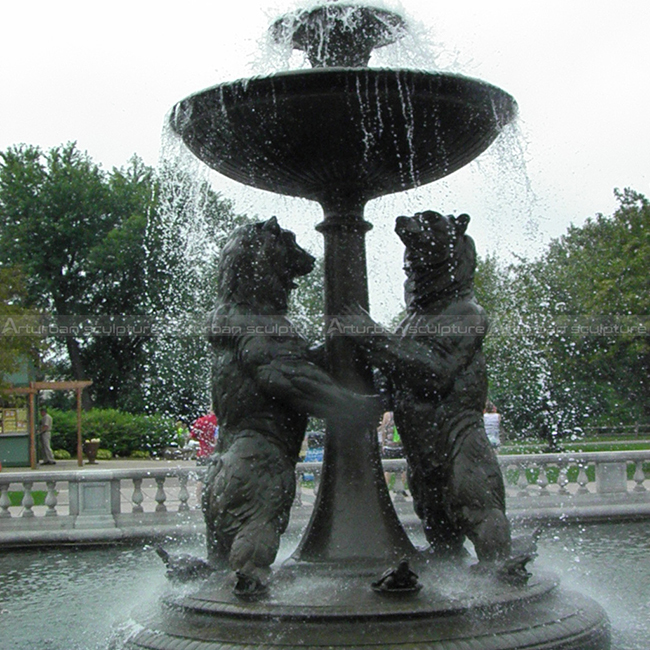 bear garden fountain