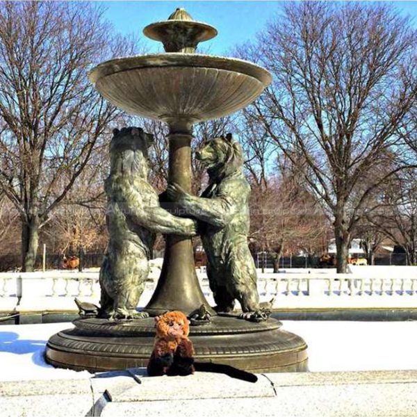 bear garden fountain