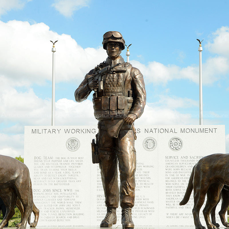 dog statue memorial