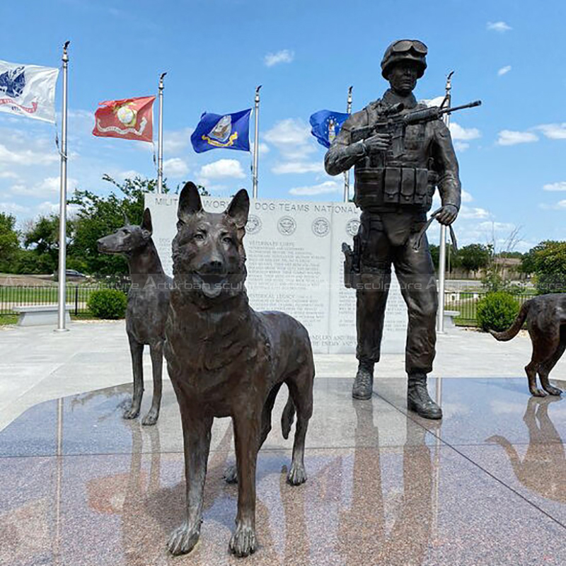 dog statue memorial
