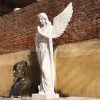 praying angel garden statue