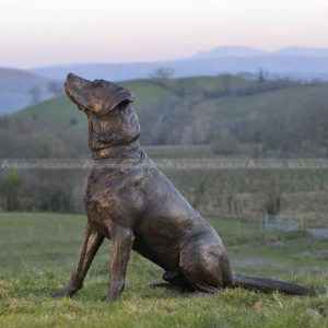 labrador statue for garden