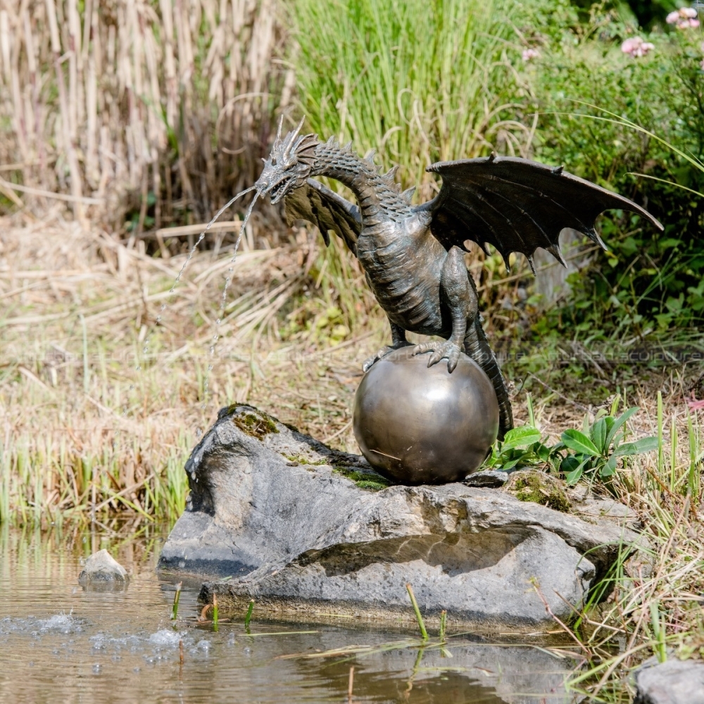 dragon fountain outdoor