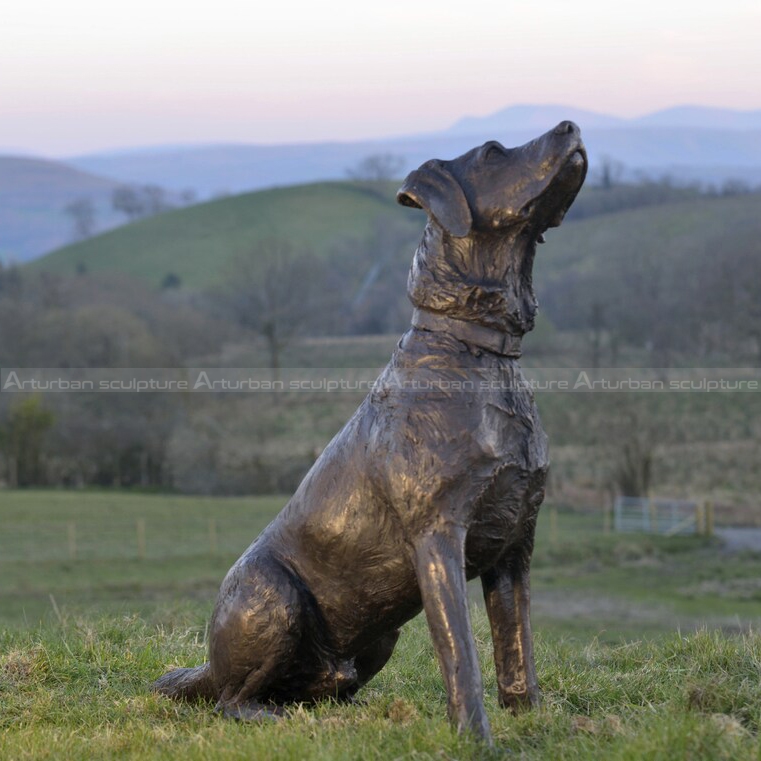 labrador statue for garden