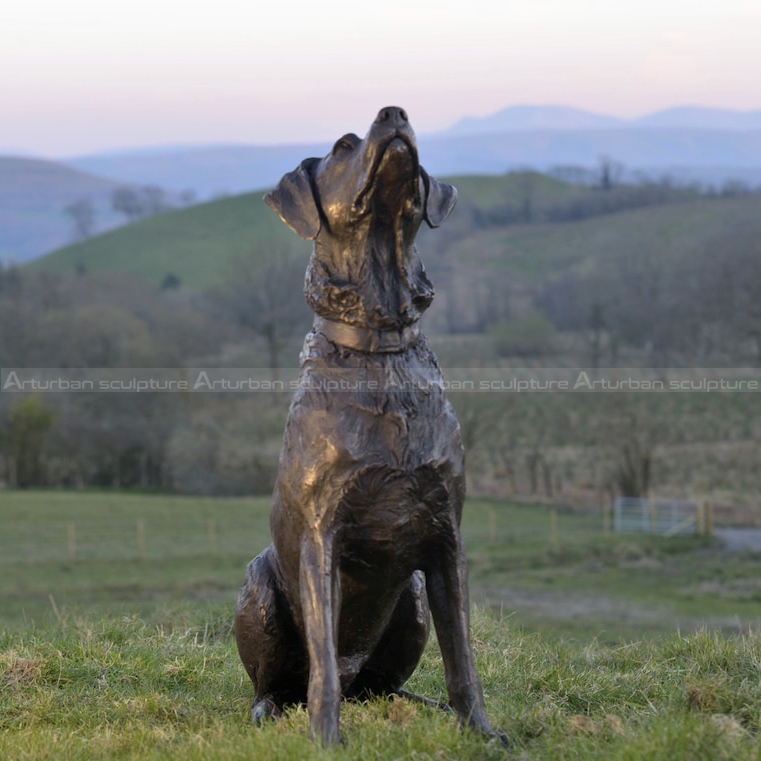 labrador statue for garden