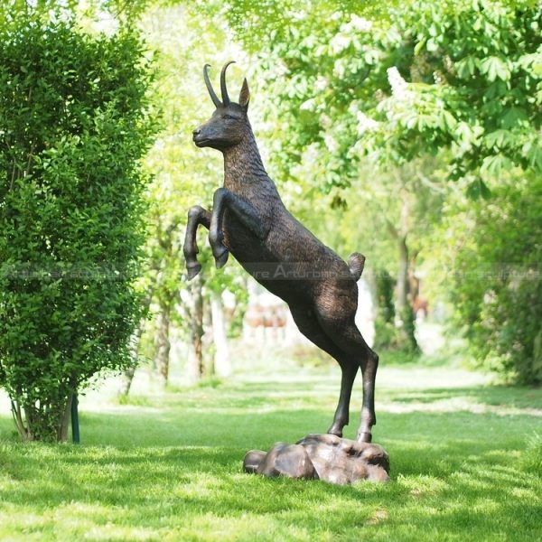 life size antelope statue