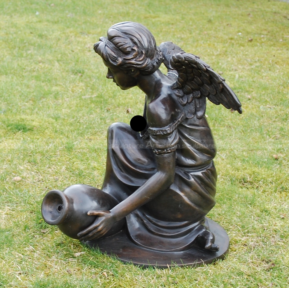 angel statue fountain
