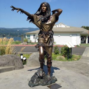 sacagawea bronze sculpture