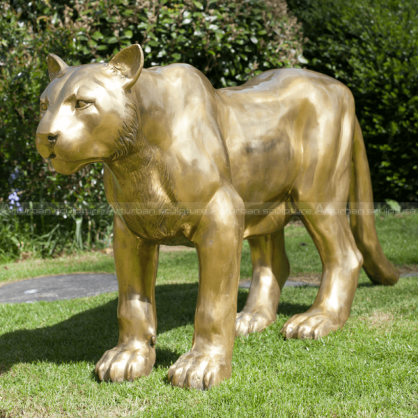 cougar garden statue