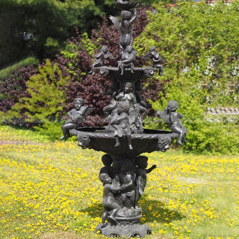 cherub outdoor fountain