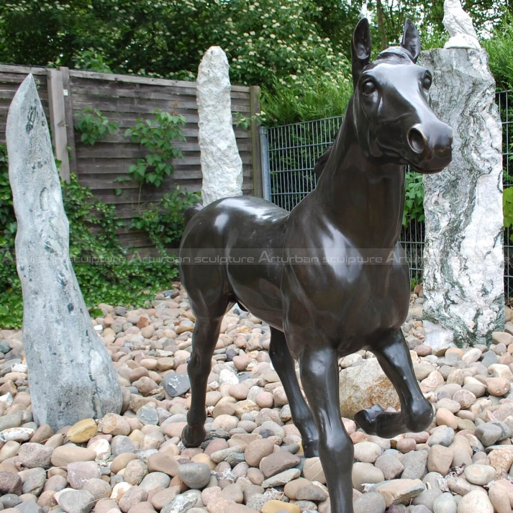 running horse figurine