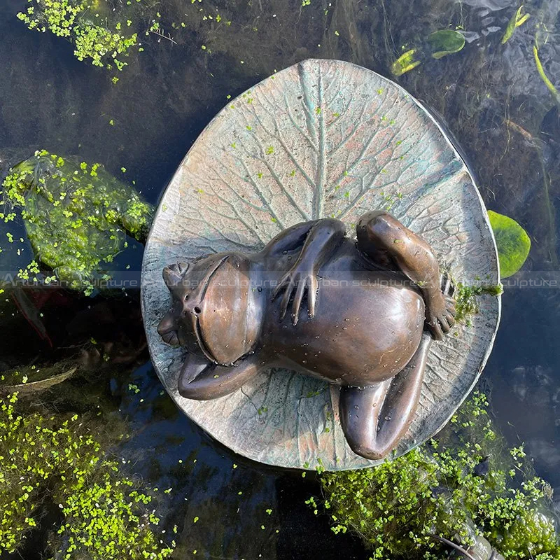 frog garden fountain