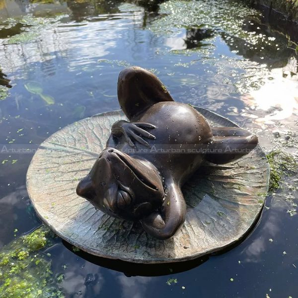 frog garden fountain