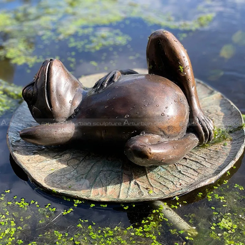 frog garden fountain