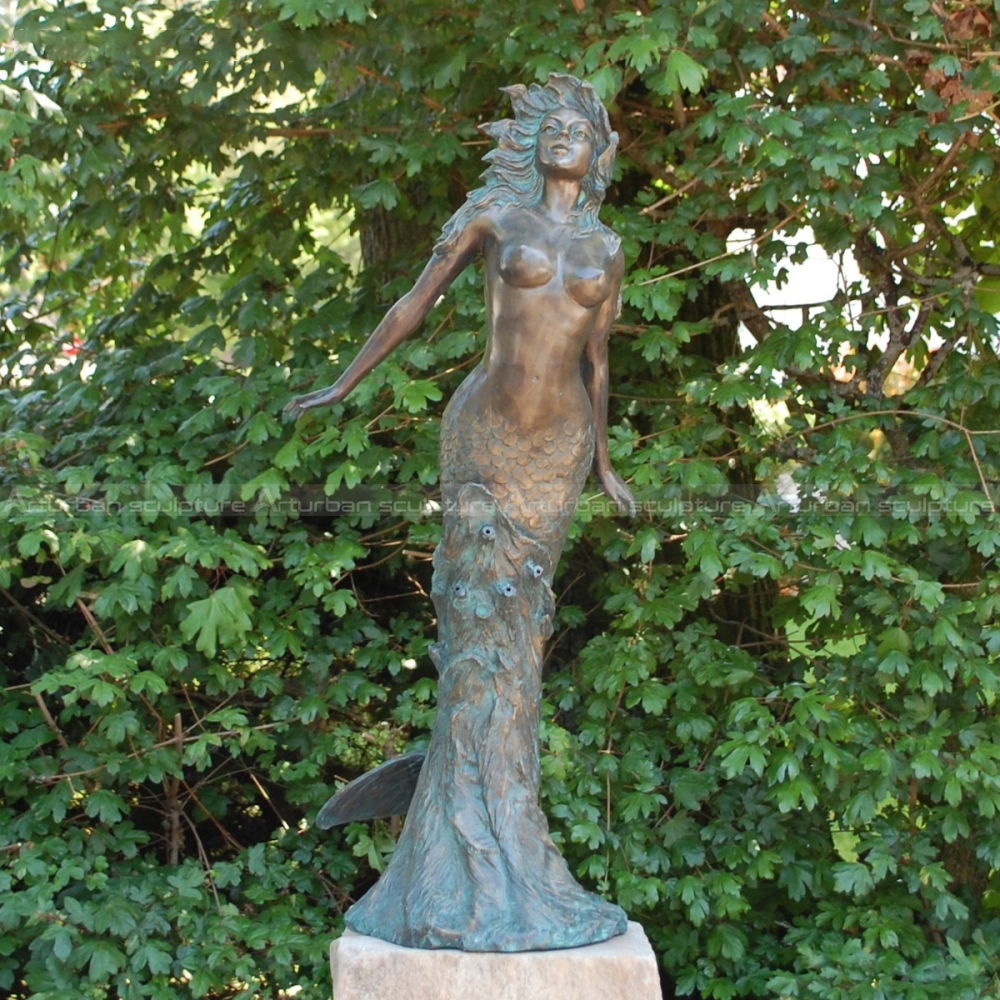 mermaid water fountain