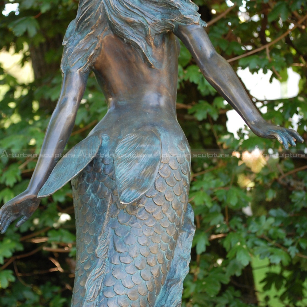 mermaid water fountain