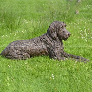 labradoodle garden statue