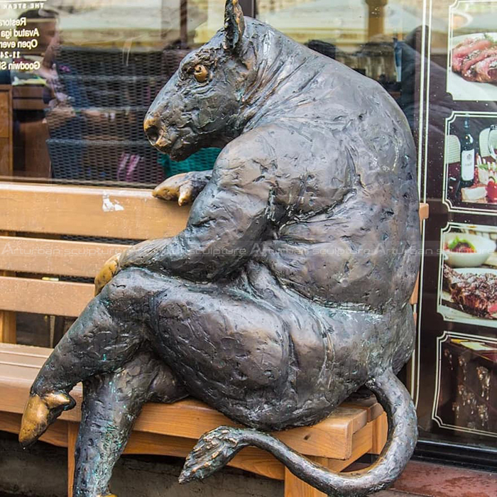 bronze bull figurine